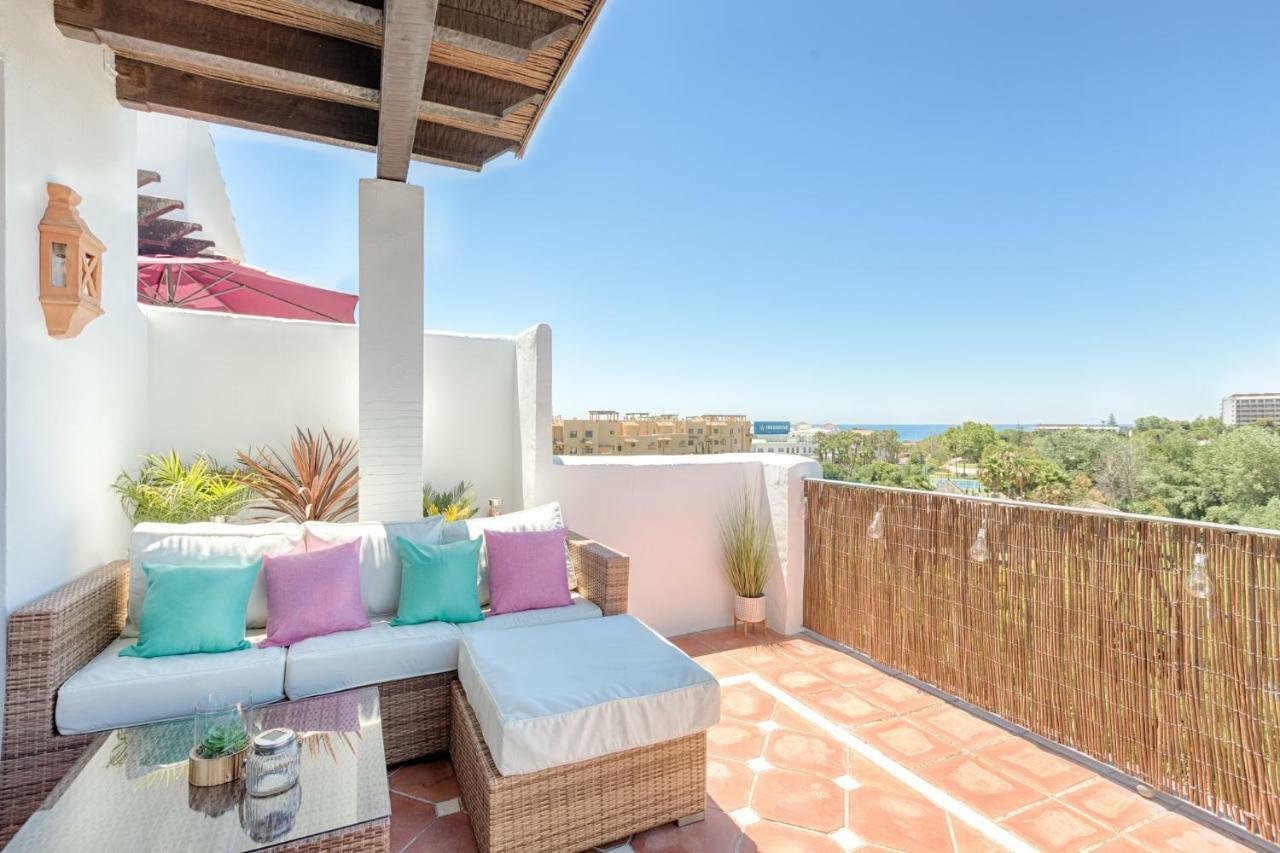 Sea & Mountain View Penthouse Apartamento Estepona Exterior foto